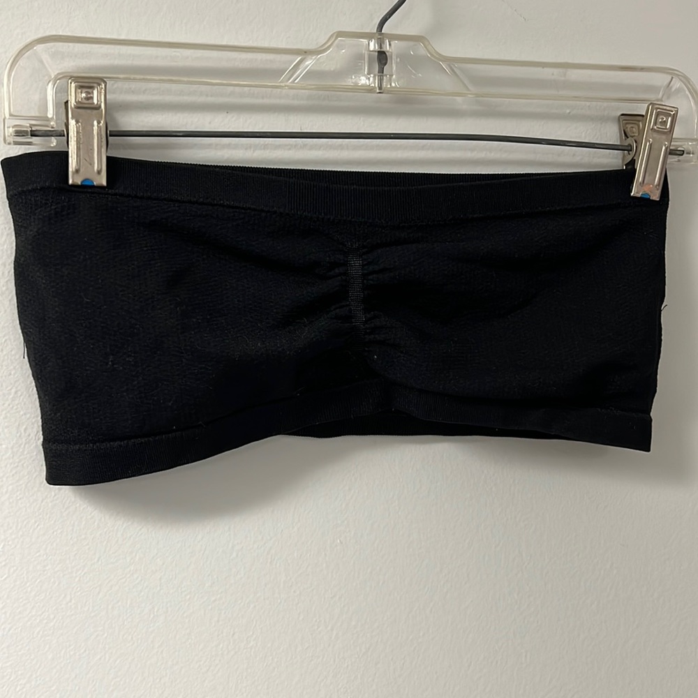 Black Bandeau Bra